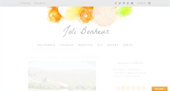 Desktop Screenshot of jolibonheur.com